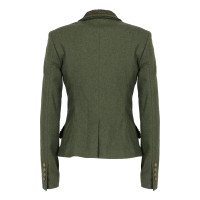 Ermanno Scervino Jacke/Mantel aus Wolle in Grün