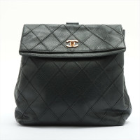 Chanel Rucksack aus Leder in Schwarz