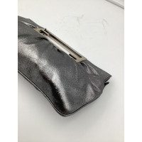 Fendi Handbag Leather in Silvery
