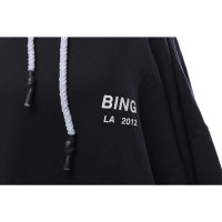 Anine Bing Oberteil aus Baumwolle in Schwarz