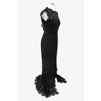 Rachel Zoe Kleid aus Baumwolle in Schwarz