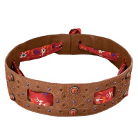 Christian Dior Riem Leer in Bruin