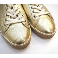 Miu Miu Trainers Leather in Gold