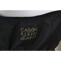 Calvin Klein Jeans Kleid aus Baumwolle in Schwarz
