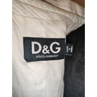 D&G Jas/Mantel Katoen in Wit