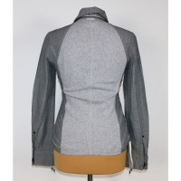 Marc Cain Jacket/Coat Cotton in Grey