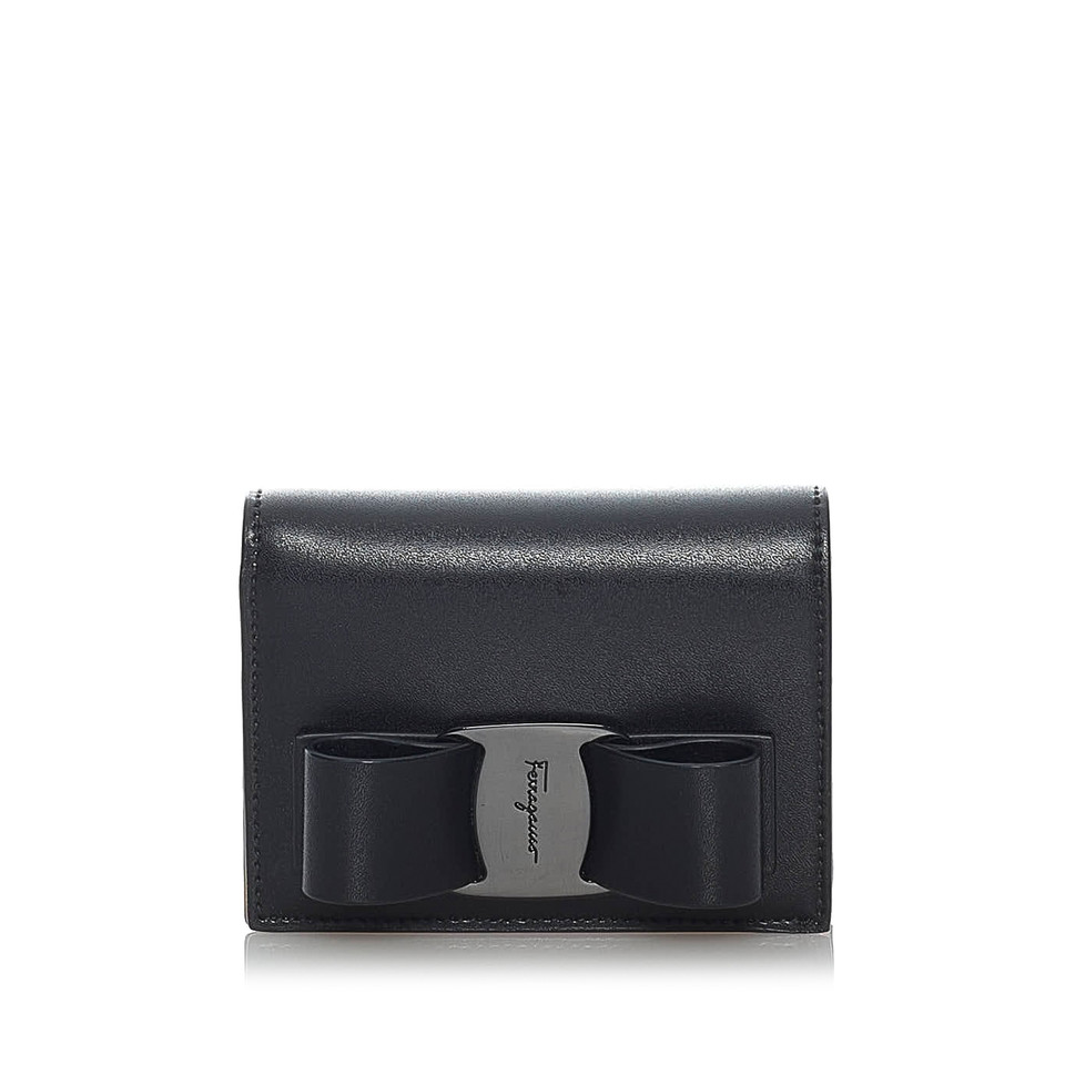 Salvatore Ferragamo Bag/Purse Leather in Black