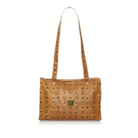 Mcm Tote bag Leer in Bruin