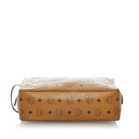 Mcm Clutch Bag Leather in Brown