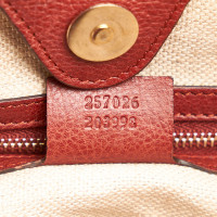 Gucci Schoudertas Leer in Rood