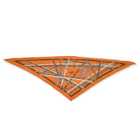 Hermès Scarf/Shawl Silk in Orange