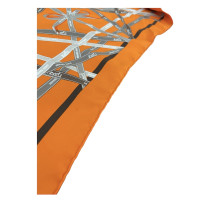 Hermès Scarf/Shawl Silk in Orange