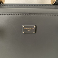Dolce & Gabbana Sicily 62 Bag Leather in Grey