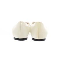 Versace For H&M Slippers/Ballerina's Leer in Crème