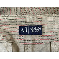 Armani Jeans Paio di Pantaloni in Cotone in Beige