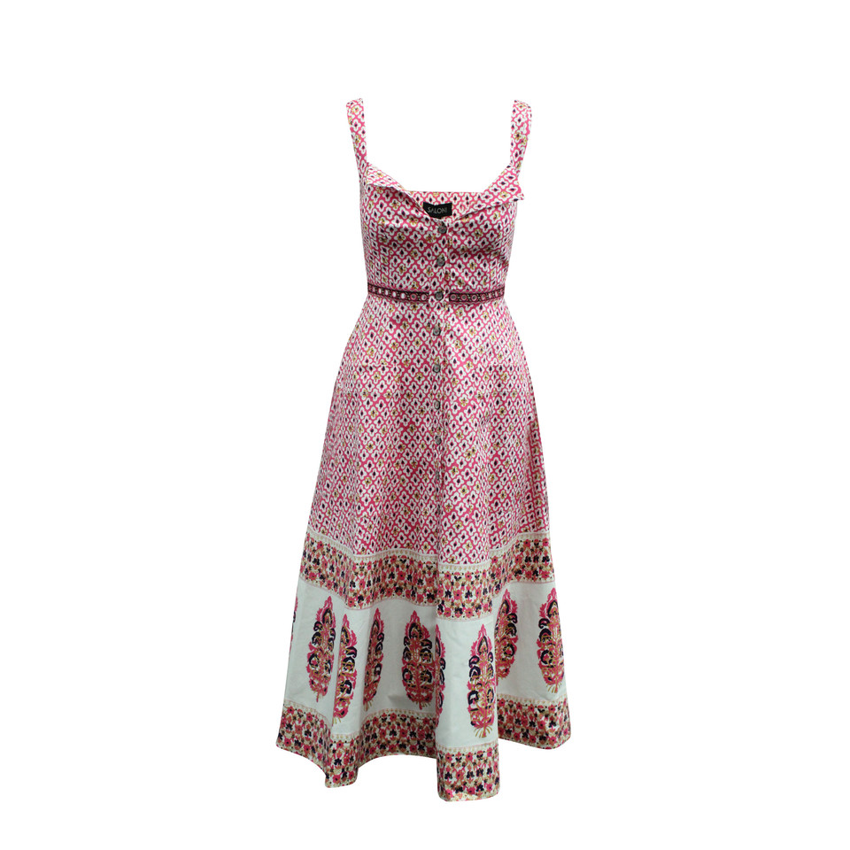 Saloni Kleid aus Baumwolle in Rosa / Pink
