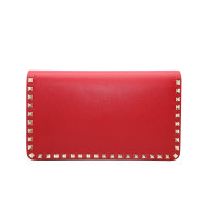 Valentino Garavani Clutch Bag Leather in Red