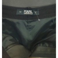 Karl Lagerfeld Short en Cuir en Noir