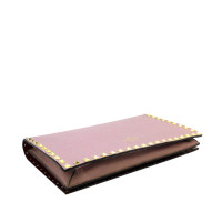 Valentino Garavani Rockstud Clutch Leather in Pink