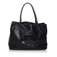 Chanel Tote Bag aus Leder in Schwarz