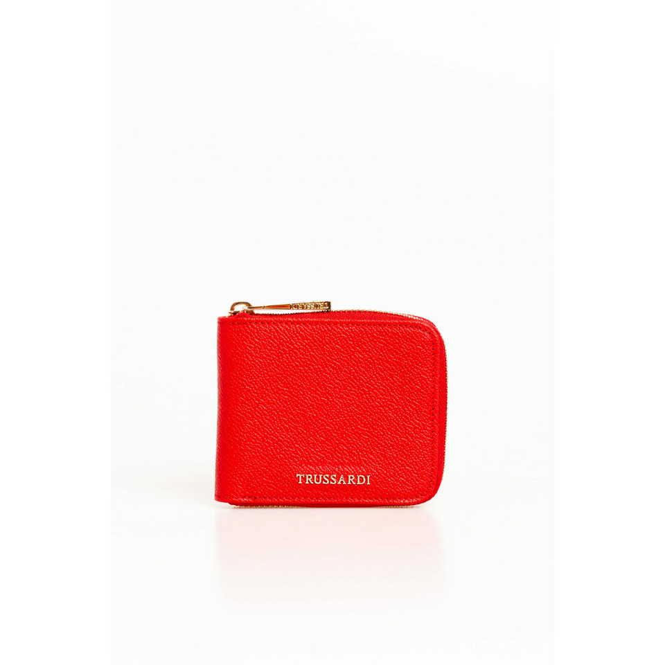 Trussardi Bag/Purse Leather in Red