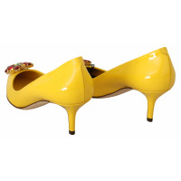 Dolce & Gabbana Pumps/Peeptoes Patent leather in Yellow