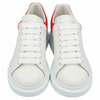 Alexander McQueen Sneaker in Pelle in Bianco