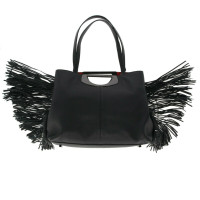 Christian Louboutin Passage Fringe Bag Leather in Black