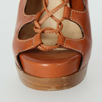 Christian Louboutin Sandals Leather in Brown