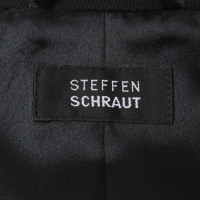 Steffen Schraut Mantel in Schwarz