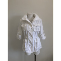 Bcbg Max Azria Jacke/Mantel aus Baumwolle in Weiß