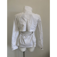 Bcbg Max Azria Jacke/Mantel aus Baumwolle in Weiß