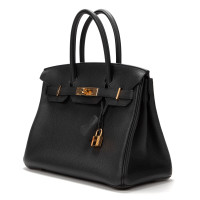 Hermès Birkin Bag 30 in Pelle in Nero