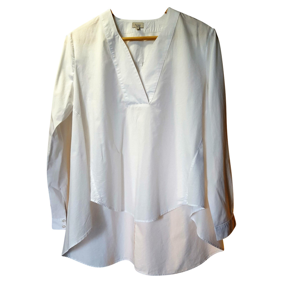 Hoss Intropia Coton blouse wit