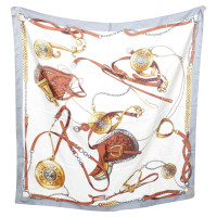 Pollini Silk scarf with motif print