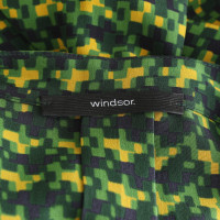 Windsor Vestito in Seta in Verde