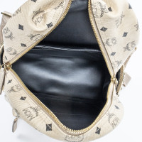 Mcm Backpack Canvas in Beige