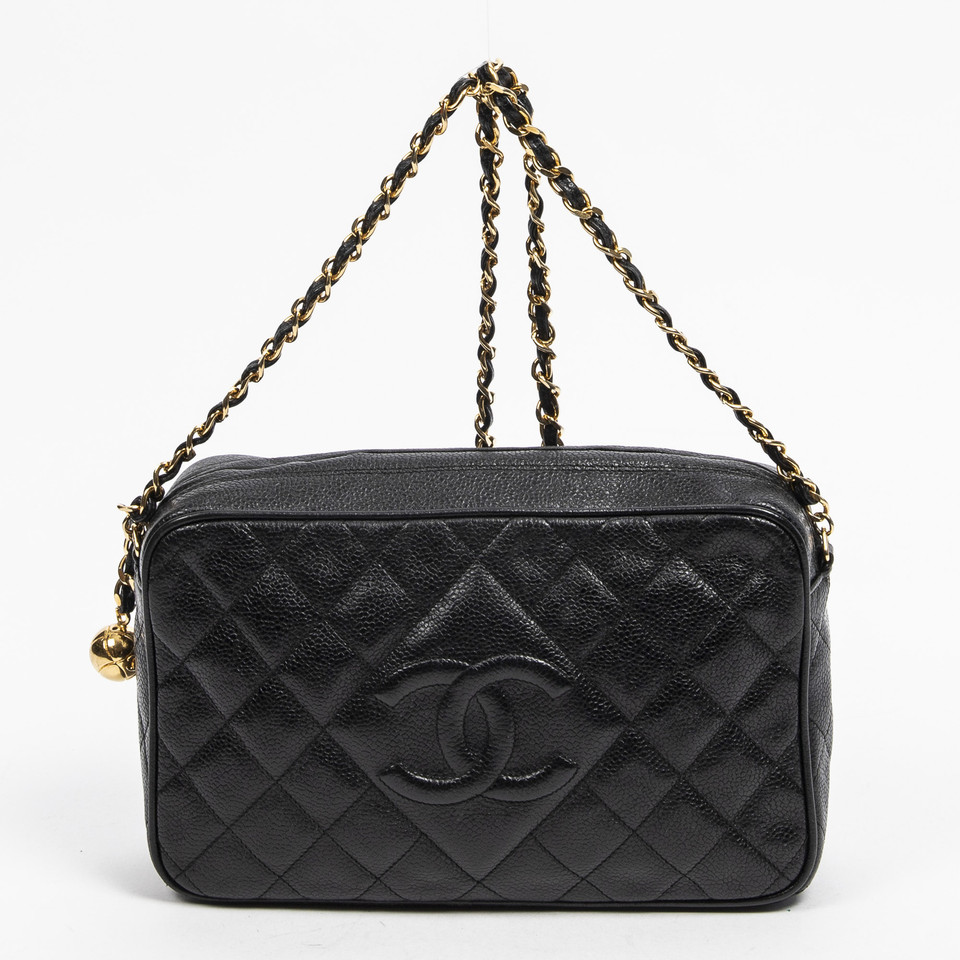 Chanel Shoulder bag Leather in Black