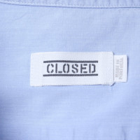 Closed Blouse in lichtblauw