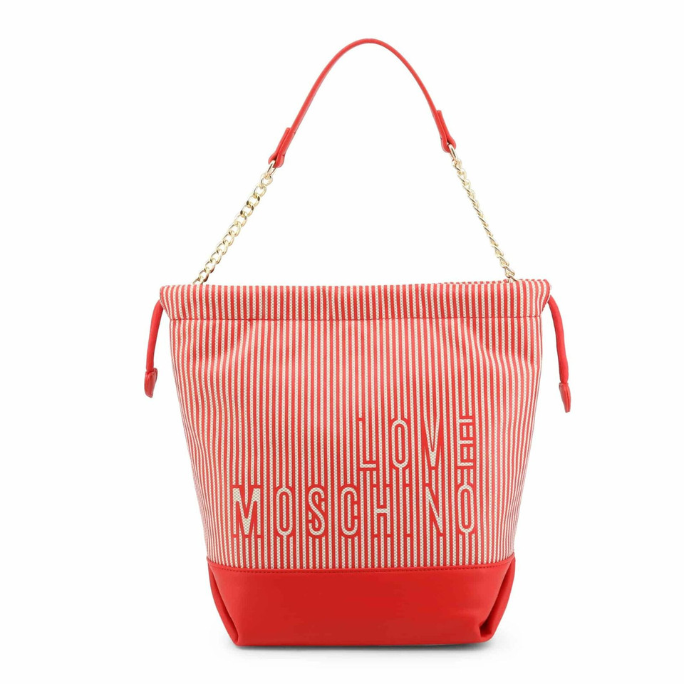 Love Moschino Shoulder bag Cotton in Red