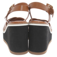 Robert Clergerie Sandals Leather in Brown