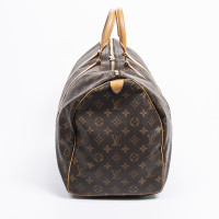 Louis Vuitton Keepall 50 aus Canvas in Braun