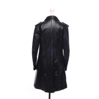 John Richmond Jacket/Coat Leather in Black