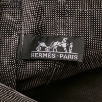 Hermès Rucksack aus Canvas in Grau