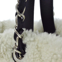 Chanel Handbag Fur in White