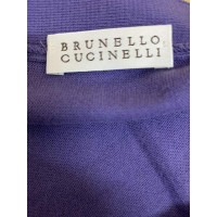 Brunello Cucinelli Tricot en Coton en Violet