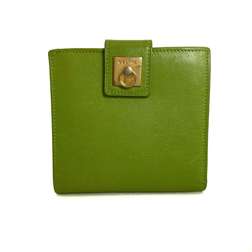 Céline Bag/Purse Leather in Green
