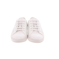 Bottega Veneta Sneakers aus Leder in Weiß