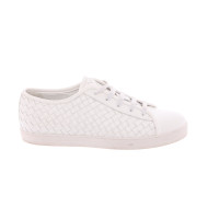 Bottega Veneta Sneakers aus Leder in Weiß