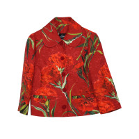 Dolce & Gabbana Jacke/Mantel aus Baumwolle in Rot